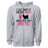 Icon Unisex Lightweight Loopback Terry Full-Zip Hooded Sweatshirt Thumbnail