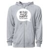 Icon Unisex Lightweight Loopback Terry Full-Zip Hooded Sweatshirt Thumbnail