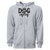 Icon Unisex Lightweight Loopback Terry Full-Zip Hooded Sweatshirt Thumbnail