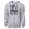 Icon Unisex Lightweight Loopback Terry Full-Zip Hooded Sweatshirt Thumbnail