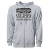 Icon Unisex Lightweight Loopback Terry Full-Zip Hooded Sweatshirt Thumbnail