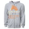 Icon Unisex Lightweight Loopback Terry Full-Zip Hooded Sweatshirt Thumbnail