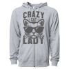 Icon Unisex Lightweight Loopback Terry Full-Zip Hooded Sweatshirt Thumbnail