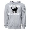 Icon Unisex Lightweight Loopback Terry Full-Zip Hooded Sweatshirt Thumbnail