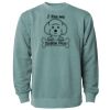 Unisex Midweight Pigment-Dyed Crewneck Sweatshirt Thumbnail