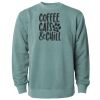 Unisex Midweight Pigment-Dyed Crewneck Sweatshirt Thumbnail
