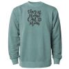 Unisex Midweight Pigment-Dyed Crewneck Sweatshirt Thumbnail